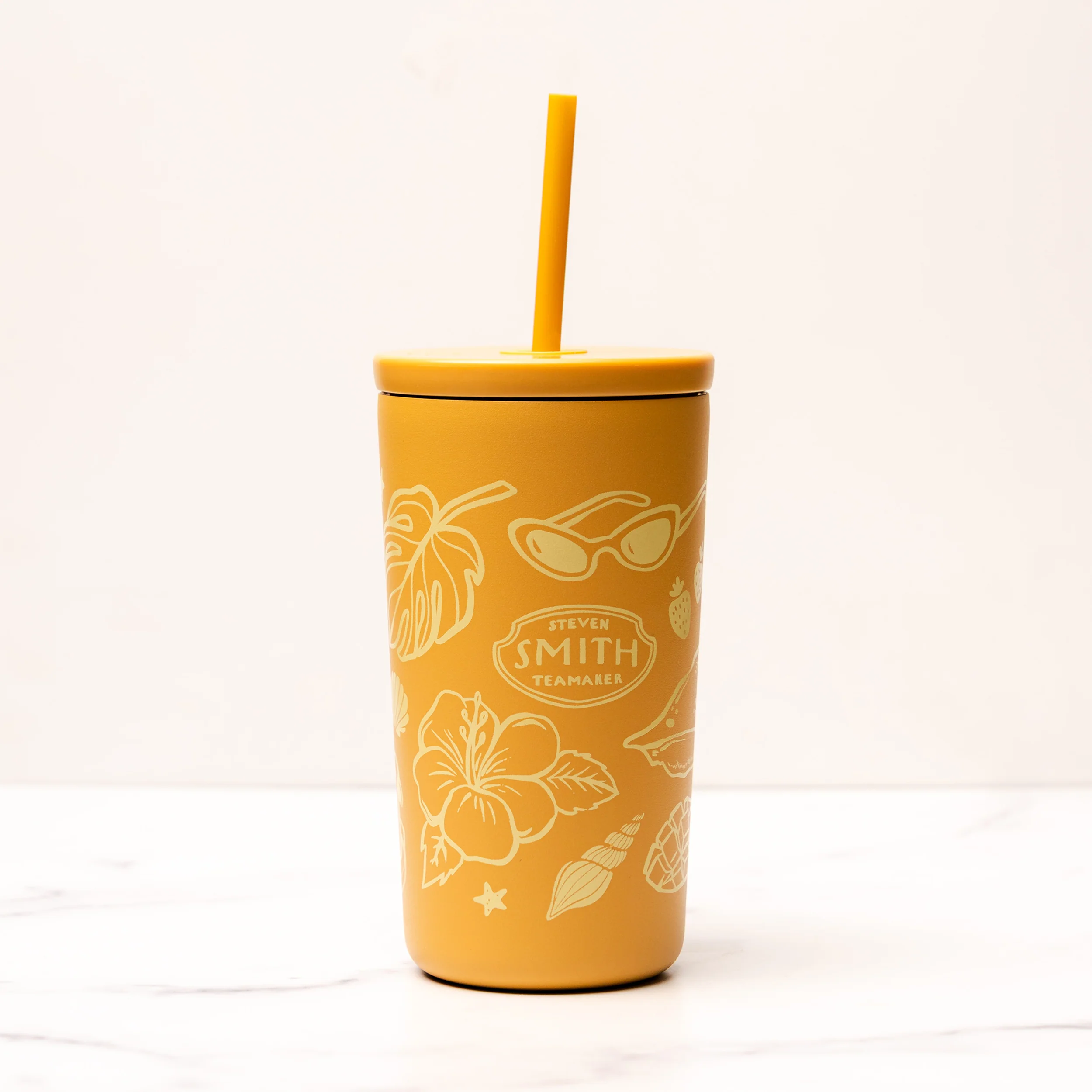 Sunny Sips Cold Cup Straw Tumbler